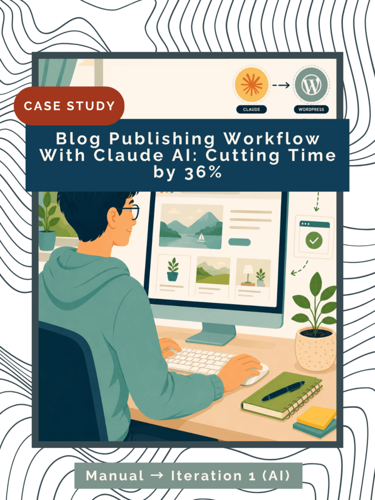 Blog Publishing Workflow With Claude AI: Cutting Time by 36%